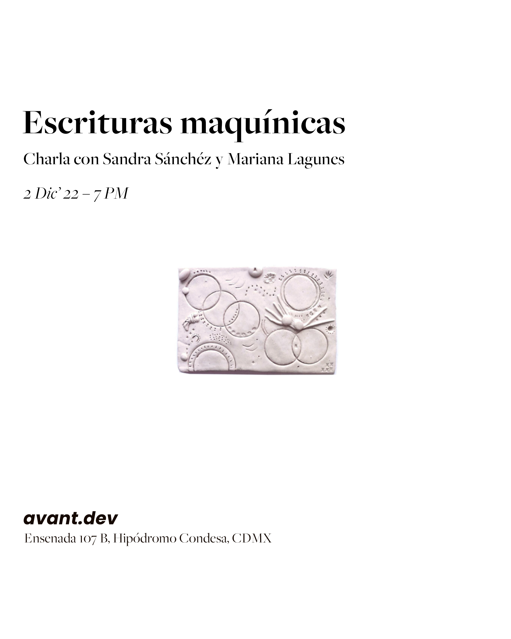 Escrituras maquínicas x Sandra Sánchéz y Mariana L.